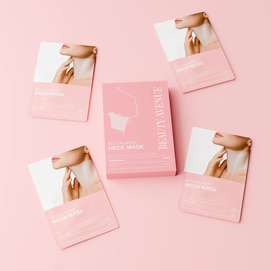 Oppstrammende Kollagenhalsmaske