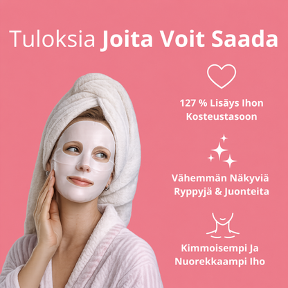 Bio-Kollagenmaske for Dyp Fukt og Glød