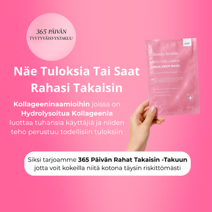 Bio-Kollagenmaske for Dyp Fukt og Glød